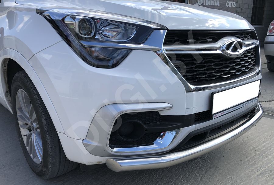  Защита переднего бампера  Chery Tiggo 4 Арт CHTG.19.01, вид 3