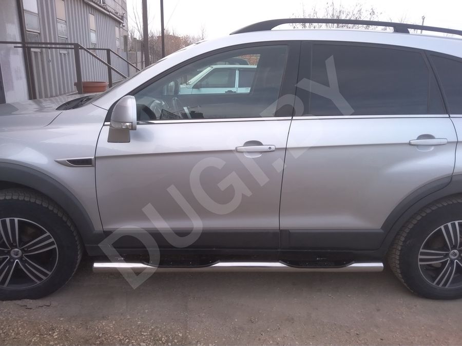  Пороги труба с проступью Chevrolet Captiva Арт CVC.12.93, вид 3