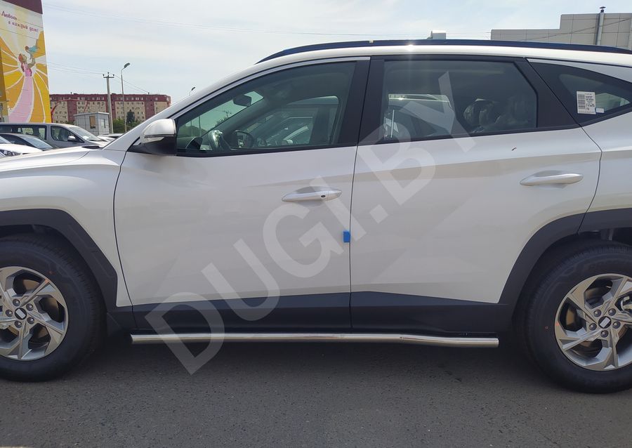  Защита  порога труба Hyundai Tucson 4 Арт HTUC.21.32, вид 4