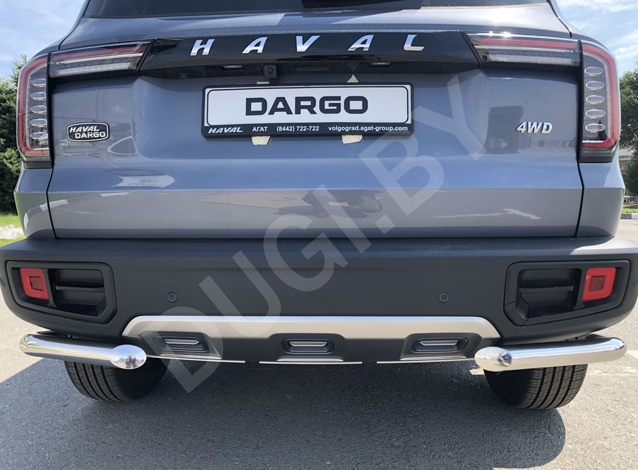  Защита заднего бампера  угловая Haval Dargo Арт HVD.22.18, вид 3