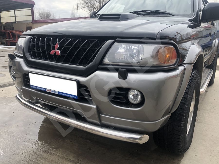  Защита переднего бампера  Mitsubishi Pajero Sport 1 Арт MSPS.98.01, вид 3