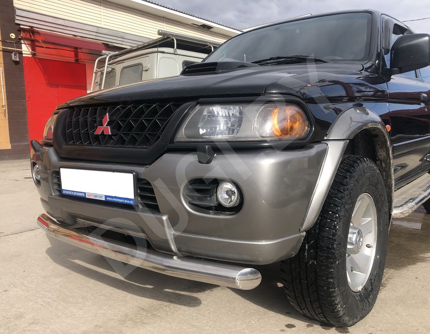  Защита переднего бампера  Mitsubishi Pajero Sport 1 Арт MSPS.98.02, вид 2