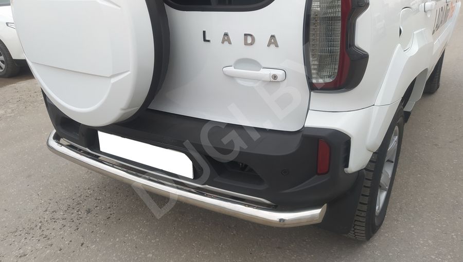  Защита заднего бампера Lada Niva Travel Арт NVT.21.11, вид 2