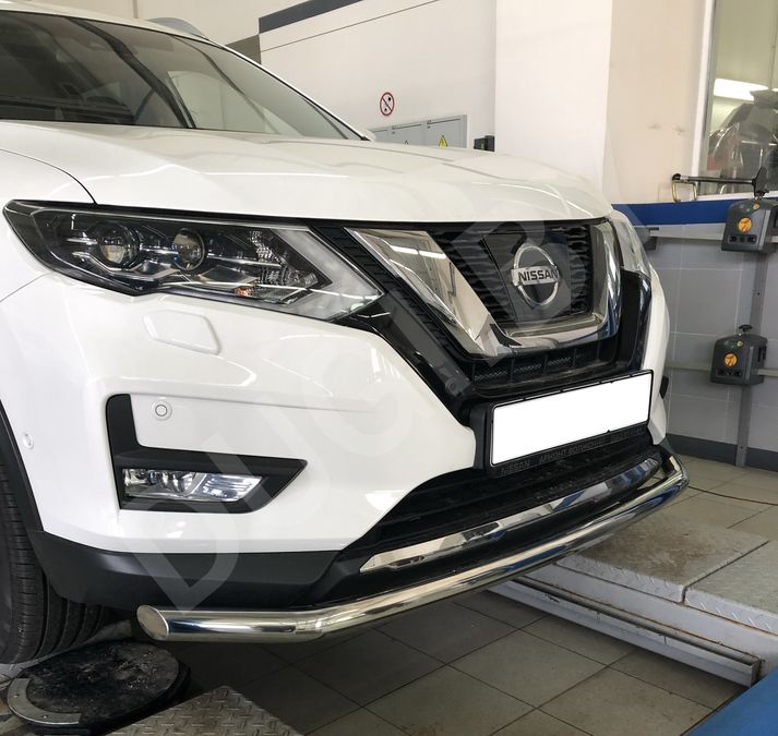  Защита переднего бампера  Nissan X-Trail T32 Арт NXT.18.02, вид 2