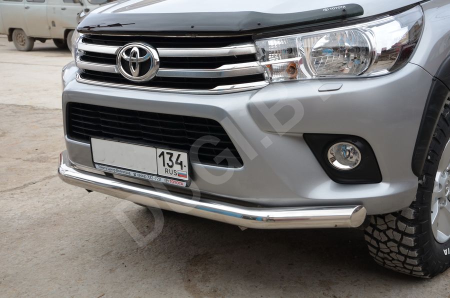  Защита переднего бампера Toyota Hilux 8 Арт THL.15.02, вид 2
