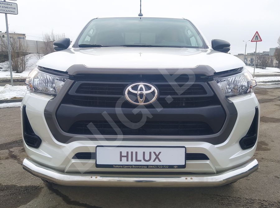  Защита переднего бампера Toyota Hilux 8 Арт THLX.21.02, вид 1