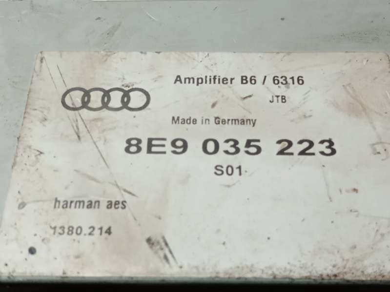 8E9035223 Усилитель звука Audi A4 B7 Арт 2560, вид 4