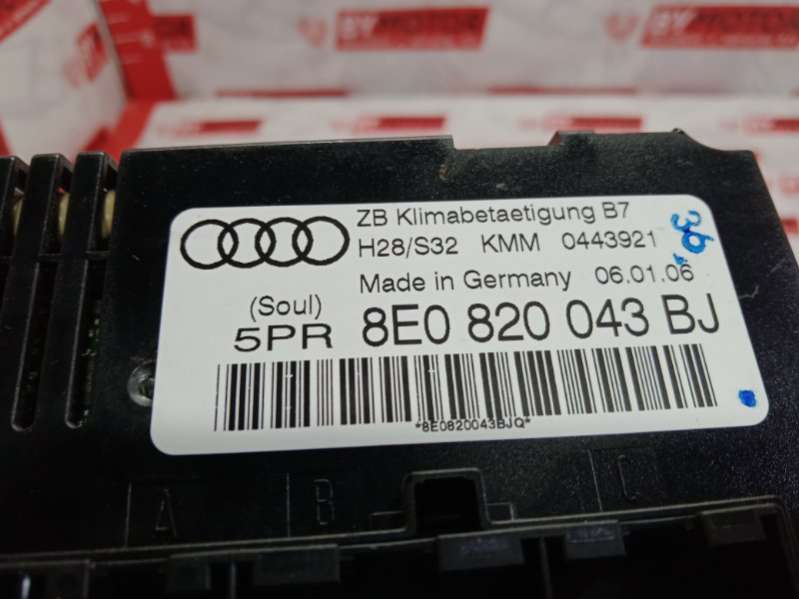 8E0820043BJ Блок управления климат-контролем Audi A4 B7 Арт 3761, вид 5